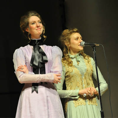 students performing in opera