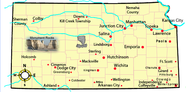 Holcomb Kansas Map