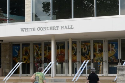 Front of White Concert Hall