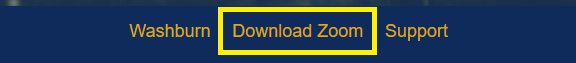 zoom download button