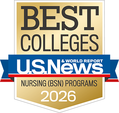 Logo of US News and World Reports naming the BSN program as one of the top in 2026