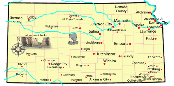 Map Of Kansas Literature A Work In Progress