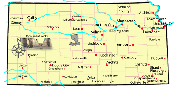 Show Map Of Kansas Map Of Kansas Literature, A Work In Progress