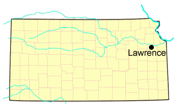 Joe Harrington is associated with Lawrence, Kansas