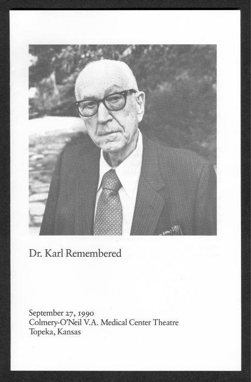 Dr. Karl Menninger, Map of Kansas Literature