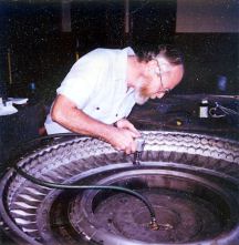 Max working tire mold, Goodyear plant, Topeka